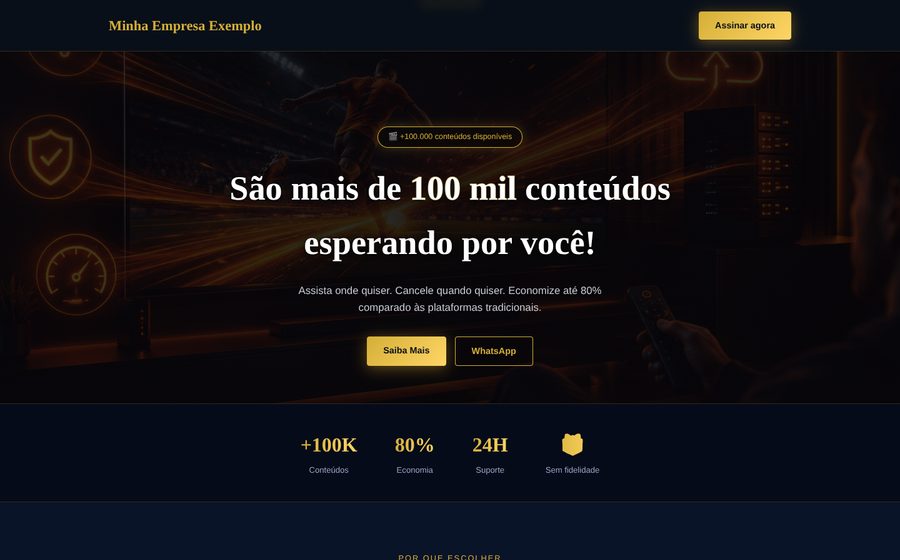 Prévia do tema Golden Cross