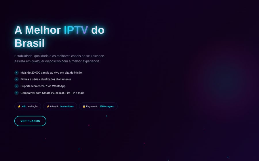 Prévia do tema NeonWave