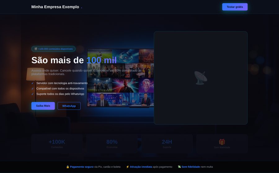 Prévia do tema Turbo Play